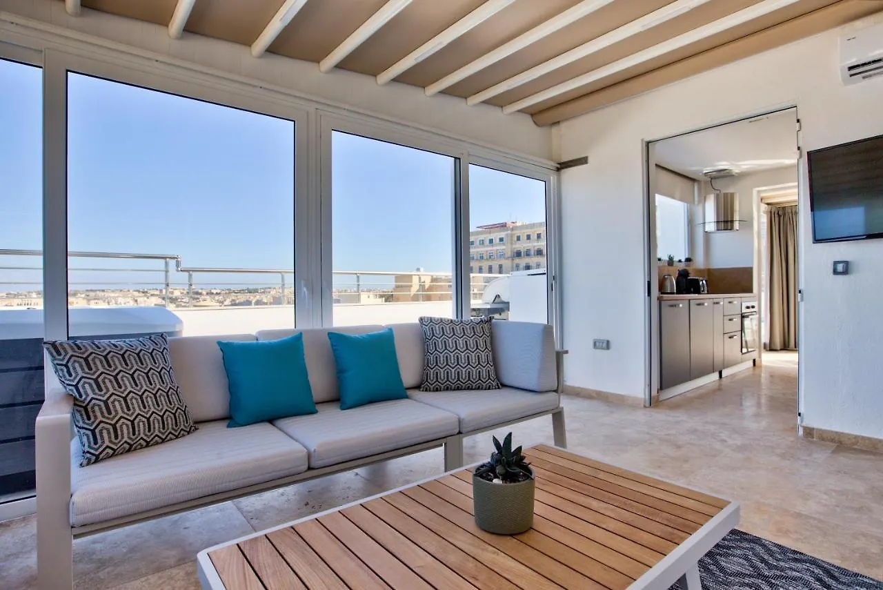 Apartment Valletta Luxury 4-Bedroom Duplex With Stunning Sea Views Private Terrace And Jacuzzi Malta